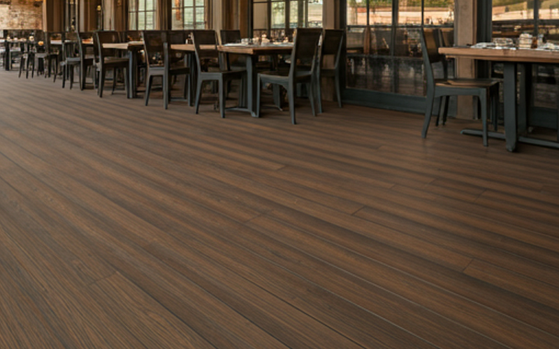 Kafe & restoran kompozit deck uygulaması